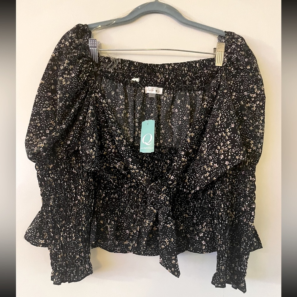 Maiden tie front long sleeve blouse & matching skirt set Size Medium.Brand New!!